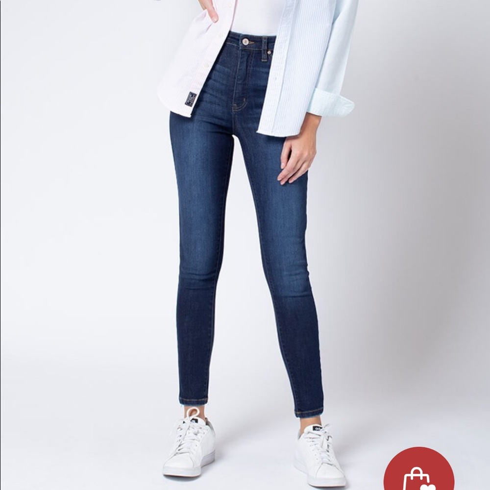 KanCan super high rise stretch skinny jeans